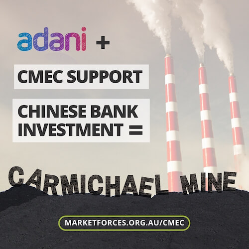 Keep Chinese investment out of Adani Carmichael