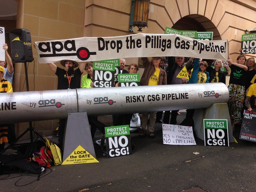 APA protest at 2018 AGM group shot