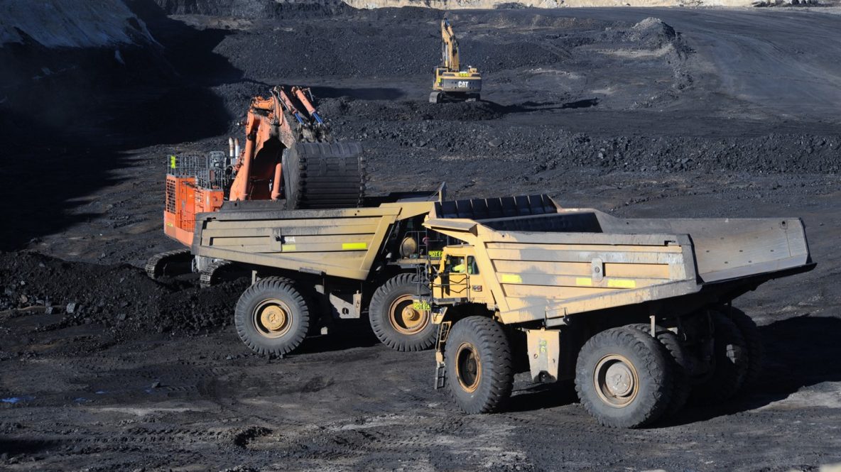 Coal trucks