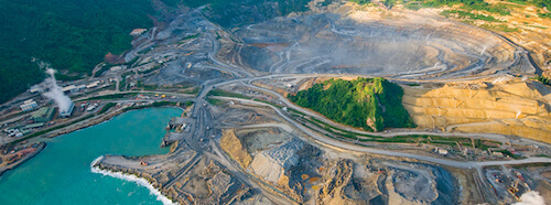 Newcrest Lihir gold mine in Papua New Guinea