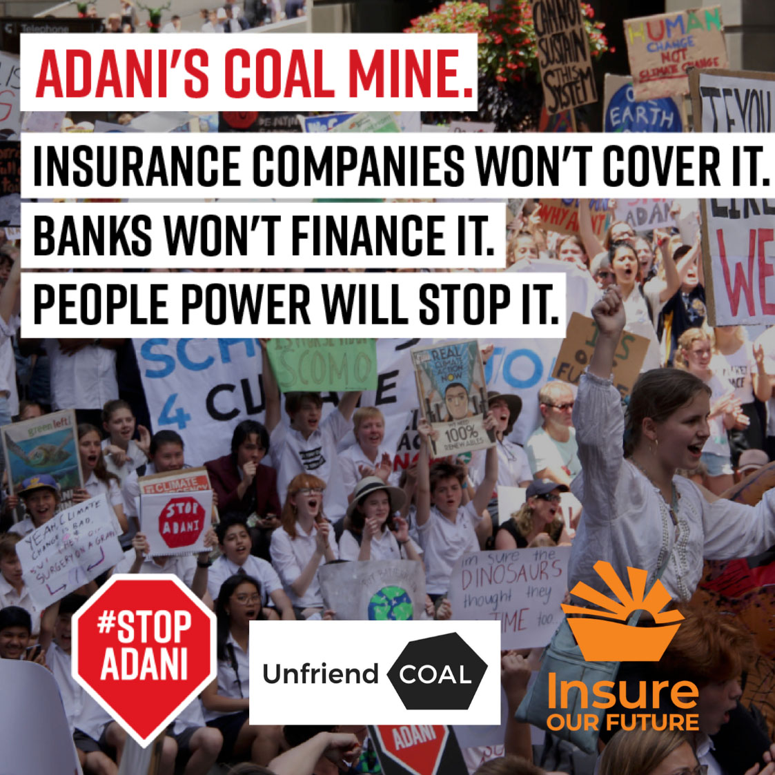 Insurance companies rule out adani's coal mind