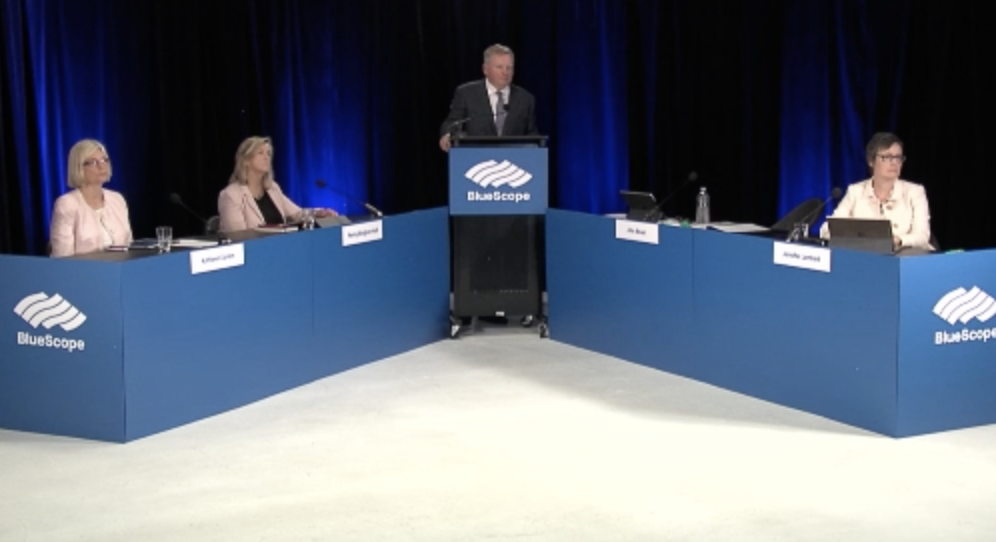 BlueScope Steel lagging on emission reduction targets