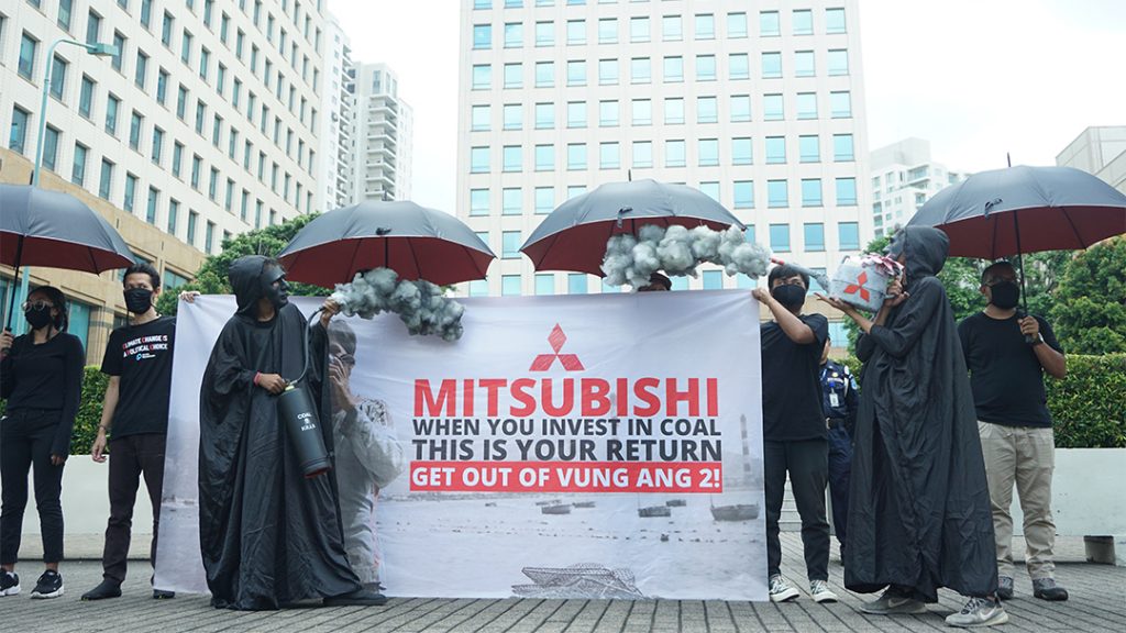 Mitsubishi Vung Ang 2 protest