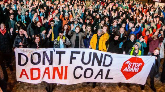 Dont-fund-Adani-coal Stop Adani protest
