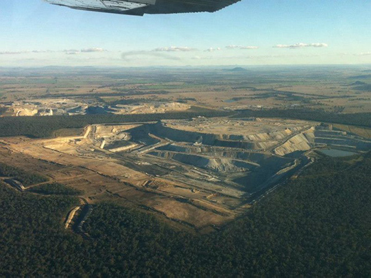 The monstrous Maules Creek coal mine, destroying swathes of the Leard State Forest, NSW. Image courtesy of the Lock the Gate Alliance The monstrous Maules Creek coal mine, destroying swathes of the Leard State Forest, NSW. Image courtesy of the Lock the Gate Alliance