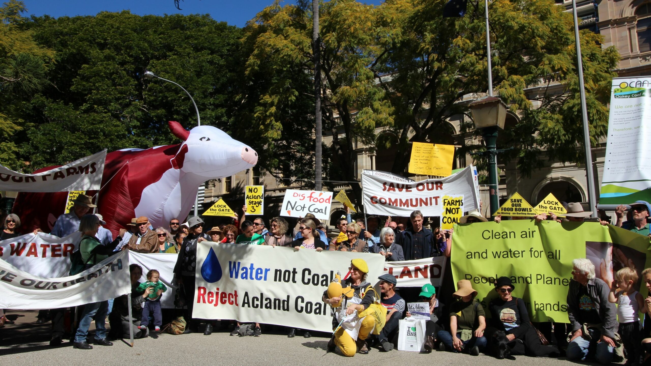 Acland Rally - 8 Aug 2017 - Qld Parliament