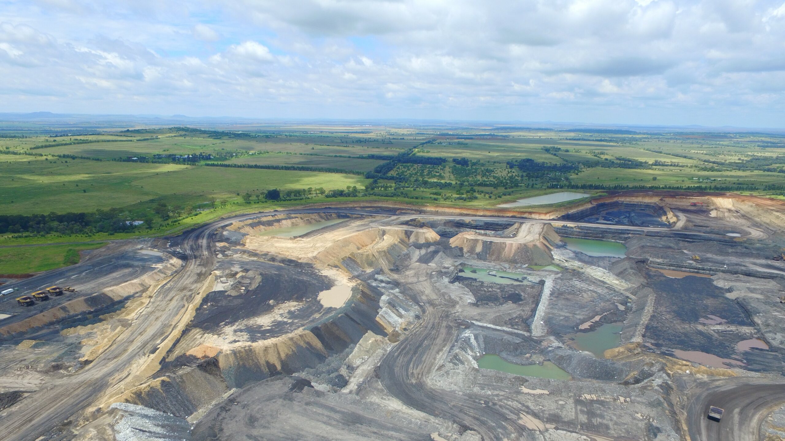 New Hope Corp's New Acland coal mine, February 2016