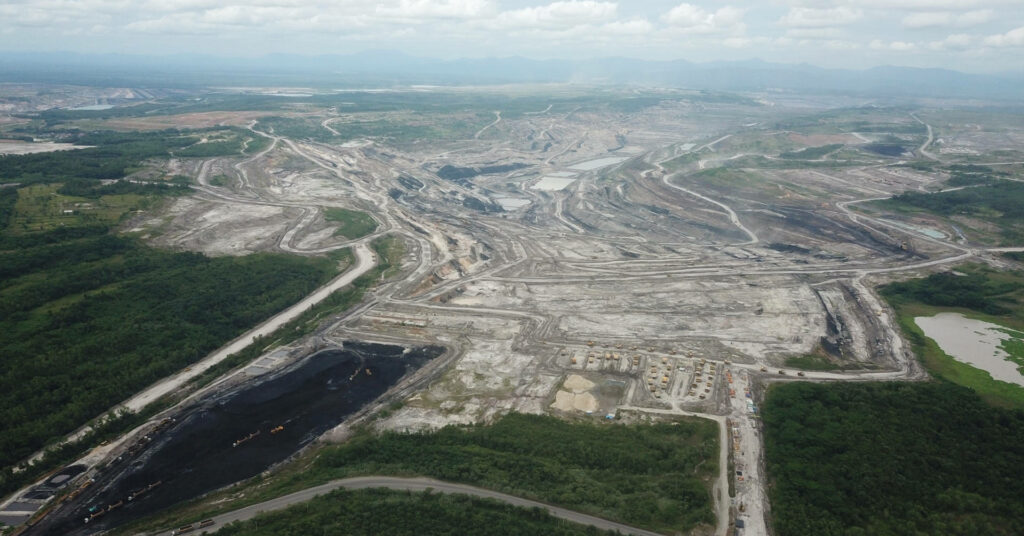 Adaro mine in Tabalong Regency, South Kalimantan, Indonesia. Photo credit: WALHI South Kalimantan