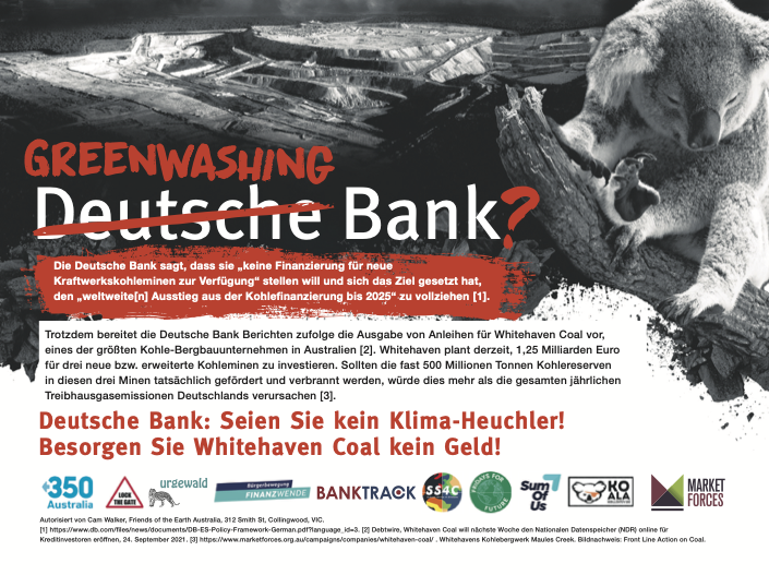 Deutsche Bank Handelsblatt advertisement Oct 21