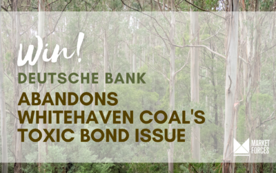 Win! Deutsche Bank abandons Whitehaven Coal’s bond issue