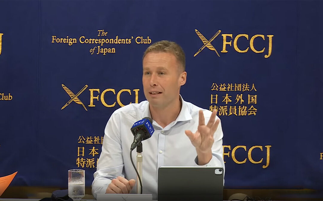 “How Shareholders Can Promote Corporate Decarbonisation” – address to the Foreign Correspondents’ Club of Japan