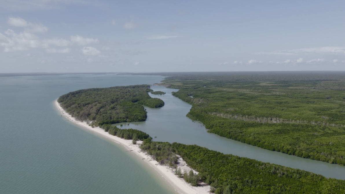 Walk with Us - Tiwi Islands Aerial view over the Tiwi Islands