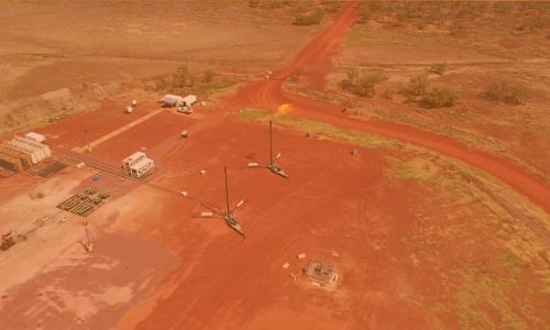 Santos gas flaring at Tanumbirini Station in the Northern Territory. Image credit Original Power