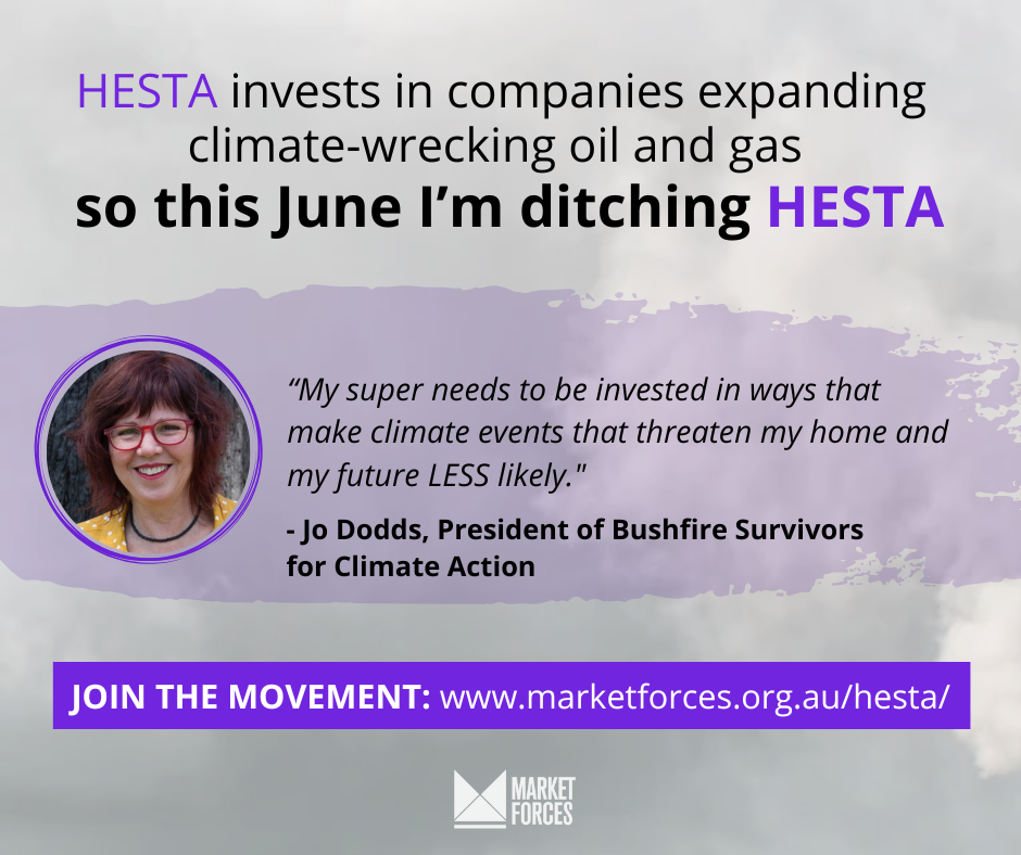 Jo Dodds - HESTA quote